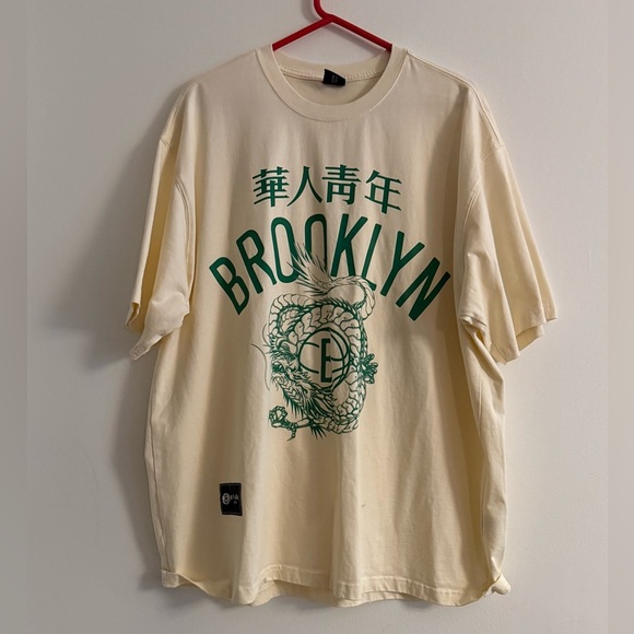 Brooklyn Nets x WAH YAN CHENG NIN Men's Oversized T-shirt Chinese New Year 2025 - Picture 9 of 11